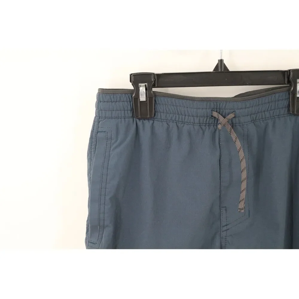 Kuhl Mens Kruiser Shorts Pirate Blue Size Small Elastic Waist Performance